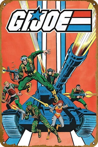 Vintage Collectible Posters - Gi Joe – Affiche Tank, panneau