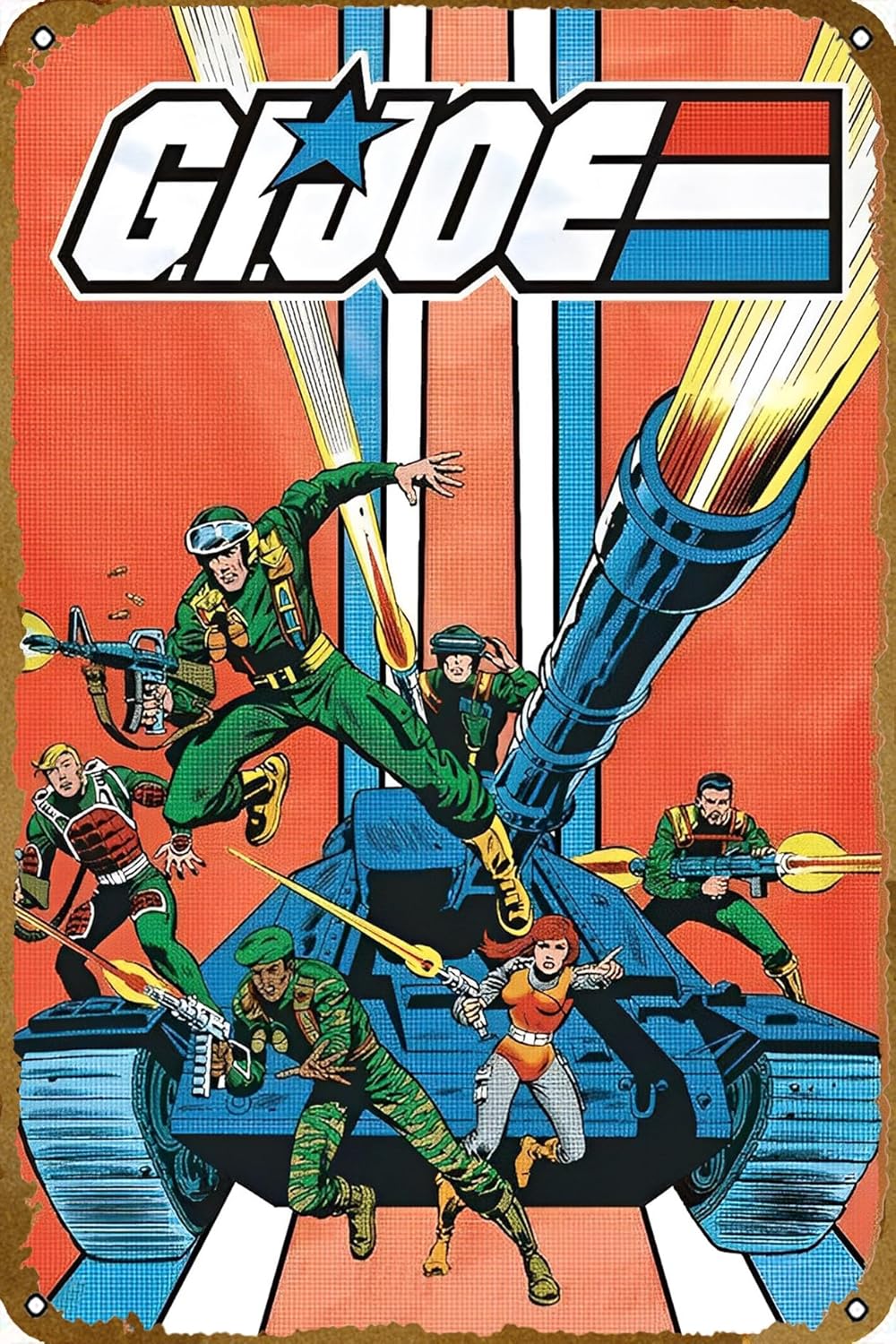 Gi Joe – Tank – Affiche vintag - Vintage Collectible Posters avis et prix
