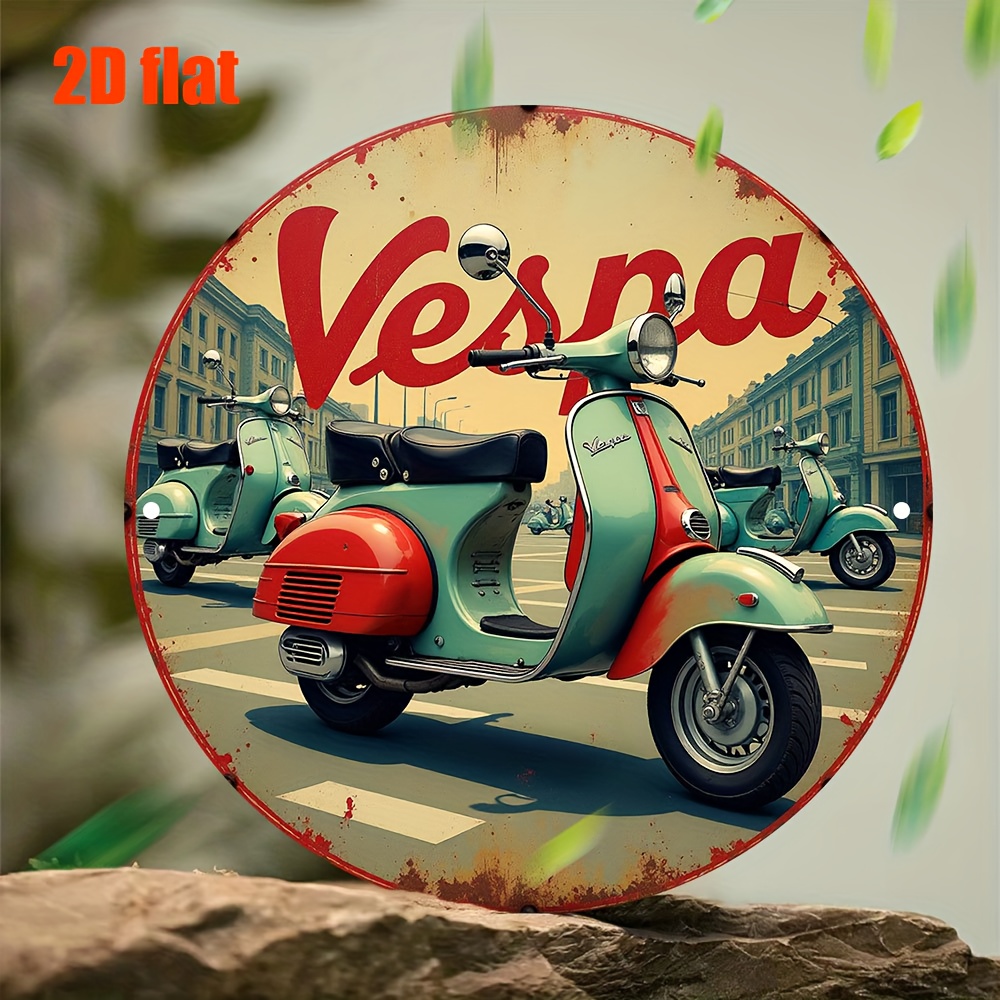 Art mural en métal pour scoote - Vintage Collectible Plates avis et prix